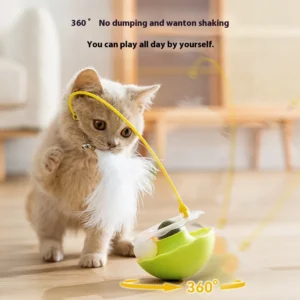 Original Tumbler Cat Toy, Removable Cat Teaser Stick, Feather Bell, Catnip Ball, Pet Supplies,plush Feather Toys