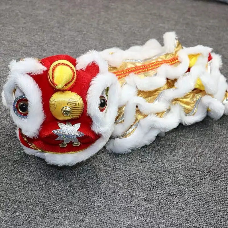 Chinese Style Chinese New Year Visiting Clothing Chinese New Year Lion Dance Pet Clothes Warm Winter Outfits for Cats Dogs - Image 2