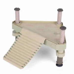 Reptiles Floating Platform Pier with Ramp Ladder Plastic Terrarium Tank Ornament for Small to Medium Sized Turtle