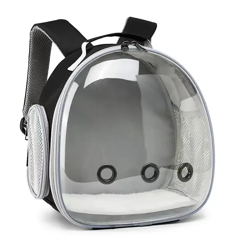 Transparent Pet Backpack for Hamsters Small Carrier for Guinea Pigs Sugar Gliders Ferrets Rabbits Convenient Pet Transport - Image 7