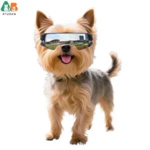 Dog Goggles Small Breeds, UV Protection Dog Glasses for Small Dogs, Puppy Sunglases Windproof Dustproof Driving Eye Protection