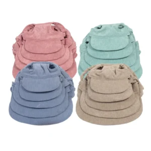 1Pc Pet Baseball Corduroy Hat  Single Dog Print High  Bucket Hat Dog Hat Outdoor Dog Accessories Luxury Pets rabbit Hamster food