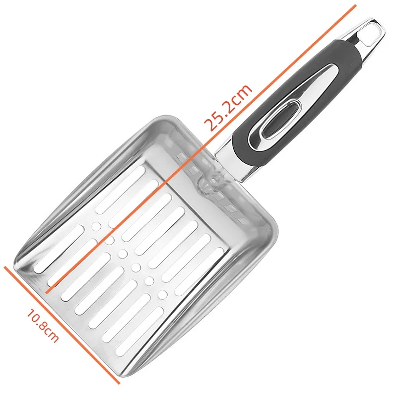 Cat Litter Shovel Cat Litter Scoop Metal Litter Scooper Deep Shovel for Cat Kitten Litter Box Cleaning Tool Pet Supplies - Image 6