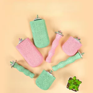 Bird Resin standing paw grinding sticks Nail Trimming Perch Paw Grinding Stick Bird Toys Parrot Grinder Parrot perch bird stand