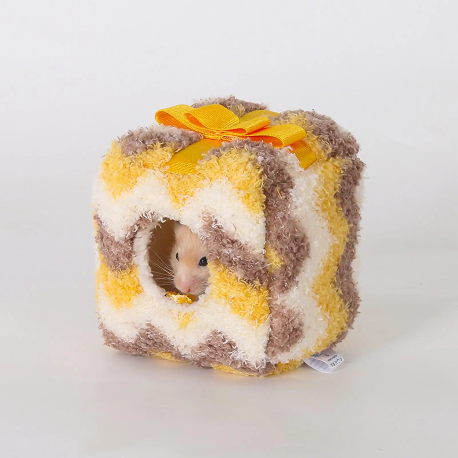 Hamster Bed Enclosed Soft Warm Nest Winter Warm Plush Hamster Bed For Home Indoor Outdoor For Chinchilla Mice Birds Hedgehog - Image 3