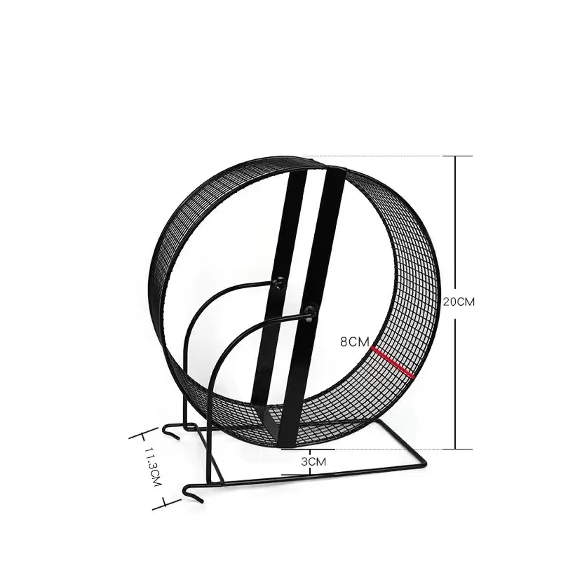 17cm 20cm Hamster Running Wheel with Stand Household Running Jogging Toy Small Pet Hamster Gerbil Small Animal Exercise Playing - Image 5