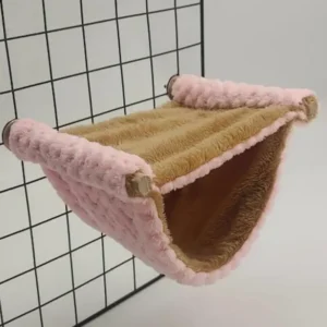 Warm Plush Hamster Hammock Small Pet Sleeping Bag Nest Pets Rat Squirrel Hanging Cage House Pet Accessories Supplies