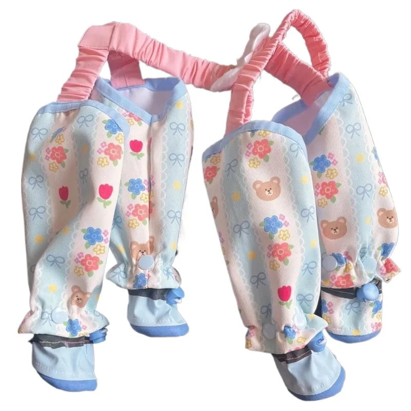 Pet Strolling Going Out Dust-proof Four Legged Pants Summer Dog Jumpsuit Shoes Lightweight Leg Protection Pants Small Clothes - Image 6