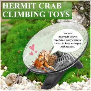 ABNL Hermit Crab Wheel Hamster Running Wheel For Hamster Gerbils Hedgehogs For Hermit Crab Hamster Rat