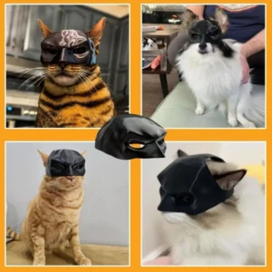 2025 New Black Bat Cat Avenger Mask Cute Bat Mask Cool Superhero Pet Toys For Cats And Dogs Make-up Mask Party Supplies