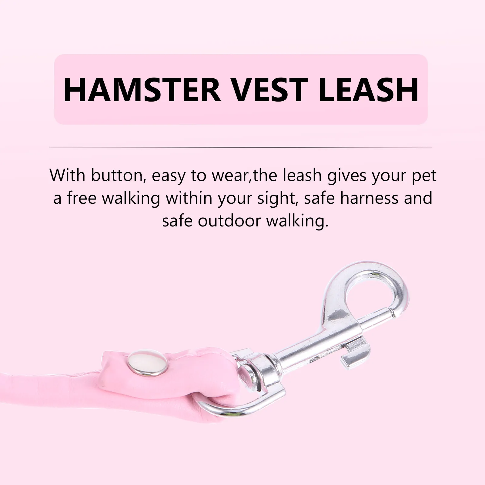Rabbit Hamster Vest Leash Set Gentleman Style Pet Costume Outfit for Small Animals Outdoor Walking Wedding Party Dress Up - Image 3