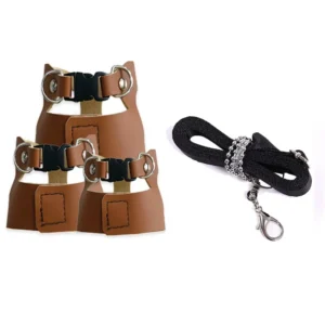 Adjustable Soft Rat Harness and Leash Set for Small Pets Hamster Mouse Guinea Pig Outdoor Walking Vest