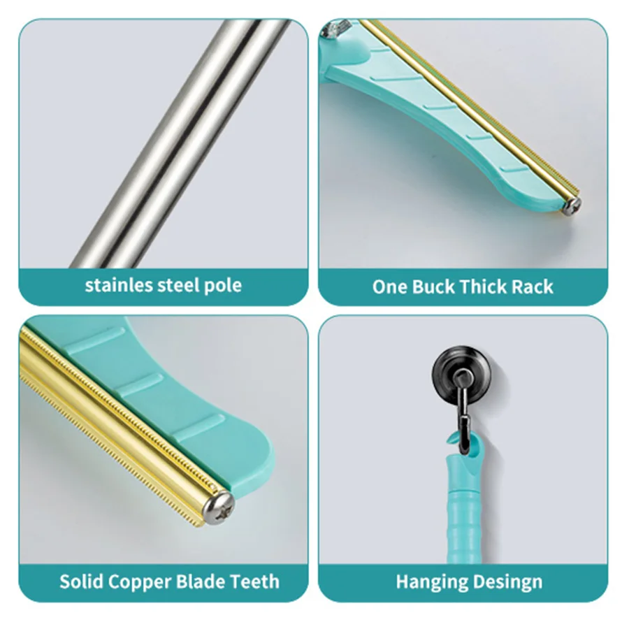 Pet Broom Household Carpet Hair Removal Brush Magic Non-Stick Hair Sweeper for Dog Hair and Hair Mop - Image 3