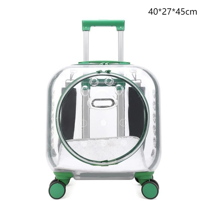 Outdoor Cats Backpack Pet Transparent Cat Accessories Bag Large Capacity Breathable Kitten Cat Carrier Women's Shoulder Bags - Image 10