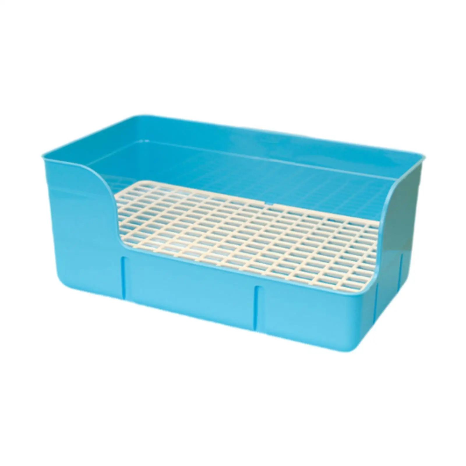Rabbit Litter Box for Cage Pee Pan Tray Anti Splashing Bedpan Grid Litter Pan for Bunny Chinchillas Rats Ferrets Small Animals - Image 8
