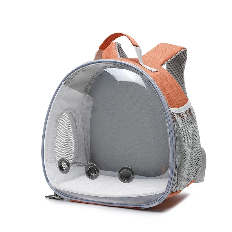 Transparent Pet Backpack for Hamsters Small Carrier for Guinea Pigs Sugar Gliders Ferrets Rabbits Convenient Pet Transport - Image 8