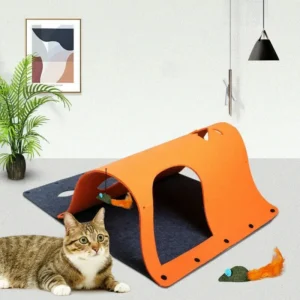 Multipurpose Pet Tunnel Toy 52 * 70cm Felt Cloth Maze Cat House Bed Indoor Outdoor Cat Tunnel Drilling Channel Self Hi Artifact