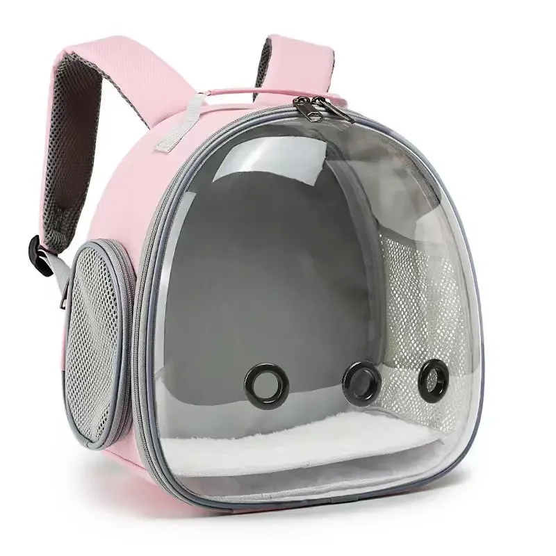 Transparent Pet Backpack for Hamsters Small Carrier for Guinea Pigs Sugar Gliders Ferrets Rabbits Convenient Pet Transport - Image 10