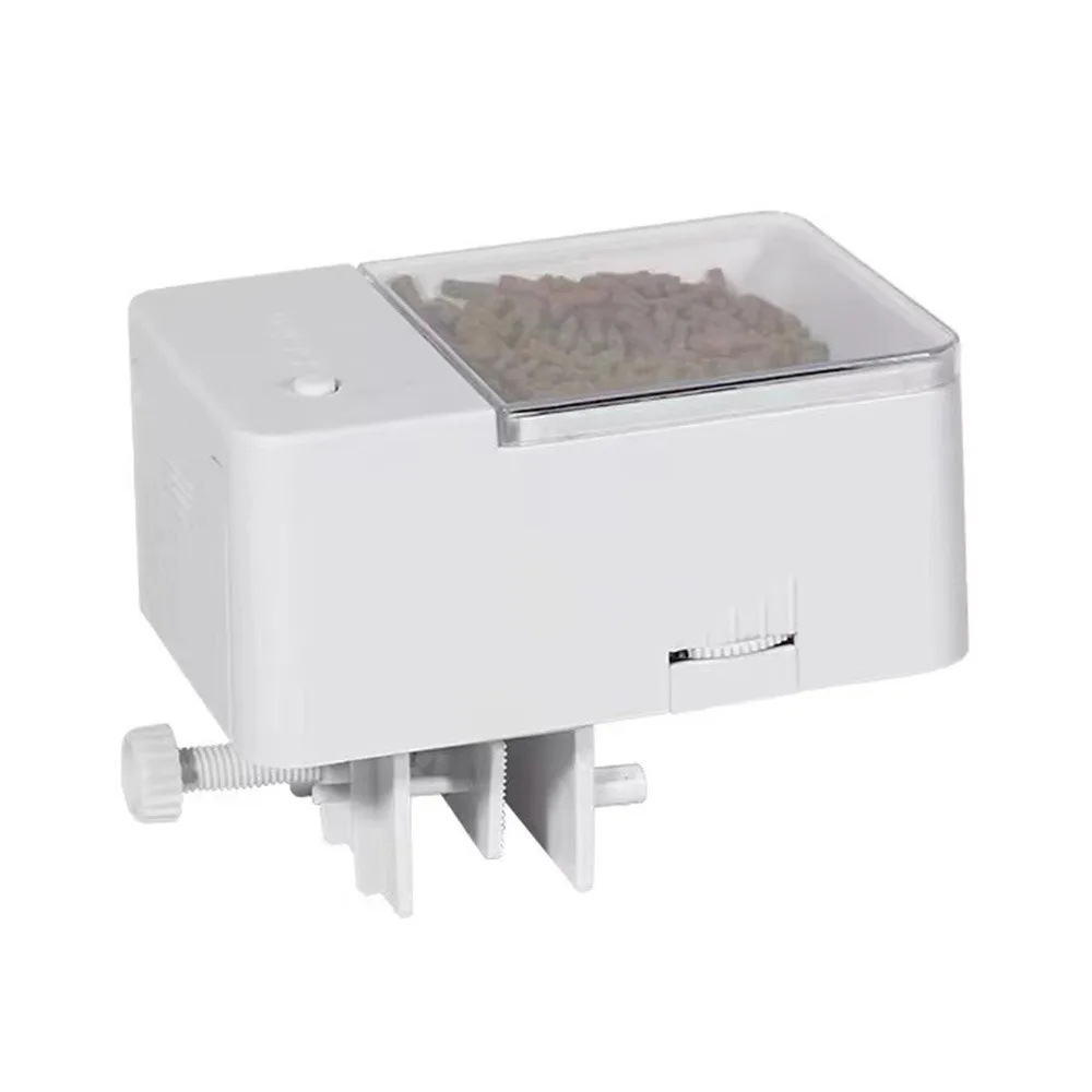 Intelligent Timing Automatic Fish Tank Feeder Large Capacity Dual Anti Blocking Electric Fish Feeder Silent Operation - Image 9