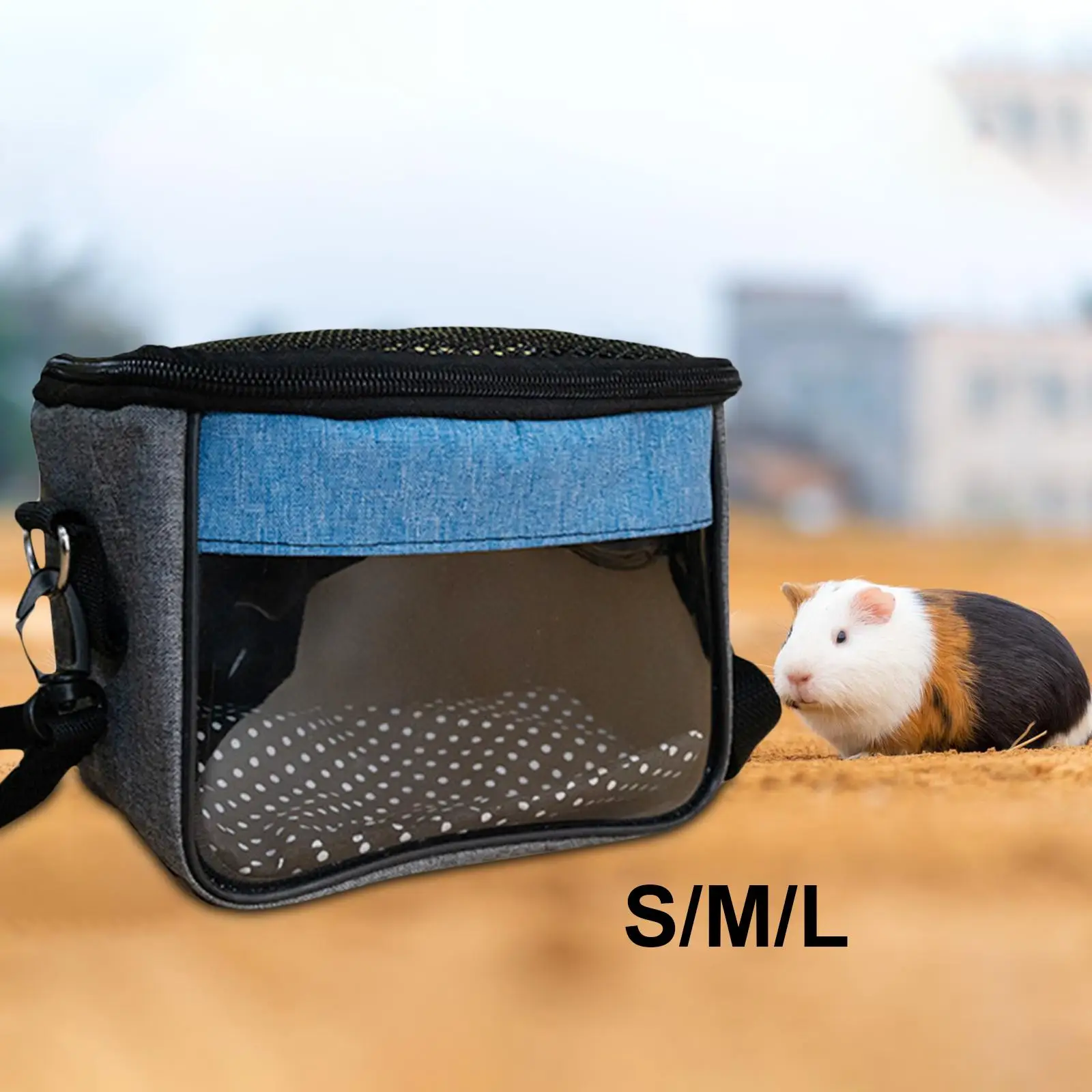 Portable Pets Carrier Bag Hamster Travel Bag Breathable Outgoing Bag Pouch for Rabbit Squirrel Chinchillas Rats Sugar Glider - Image 3