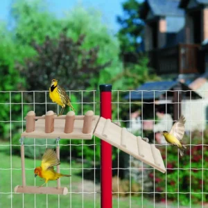 1Set Wood Hamster Platform Ladder Stable Cage Stand Small Pet Climbing Board Guinea Pig Swing Ladder Accessories