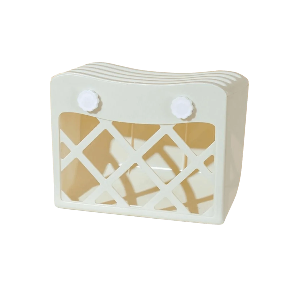 Hanging Rabbit Hay Feeder Anti-tipping Large Capacity Rabbit Grass Rack with Lid Fixed Bunny Food Feeder Hamster Cage - Image 9