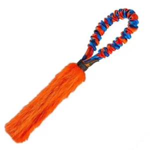 Pocket Fauxtastic Durable Bungee Tug Toy for Dogs Ideal for Interactive Dog Training and Dogs of All Ages Made of Faux Fur and