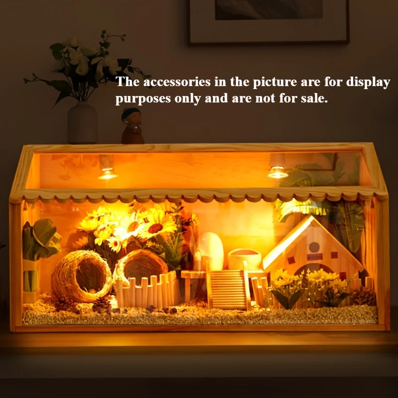 Small Pet Feeding Box Chick Insulation Box Hamster Box Climbing Pet Villa - for Pet Mice Rutin Chickens Reptiles Hedgehogs - Image 5