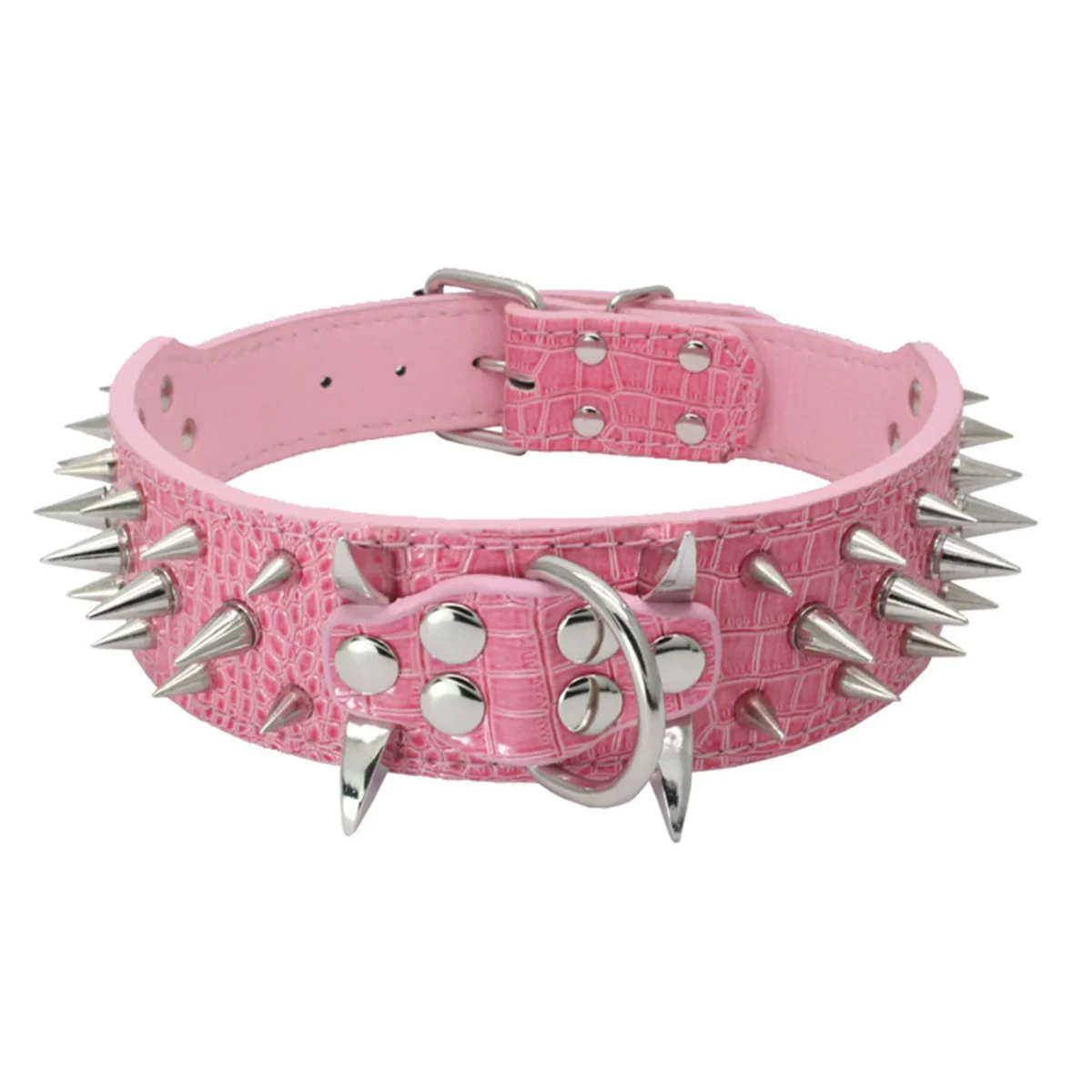 Dog Cat Collar Spiked Studded Pet Necklace For Small Medium Dogs Bulldog Adjustable Anti-Bite Collar P1K7K6 - Image 11