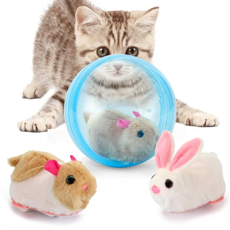 Hamster Balls Electric Toy Plush Hamster Electric Toy Scroll Walk Little Toy Animal for Children Gift Electronic Pet Toy Y5GB - Image 3