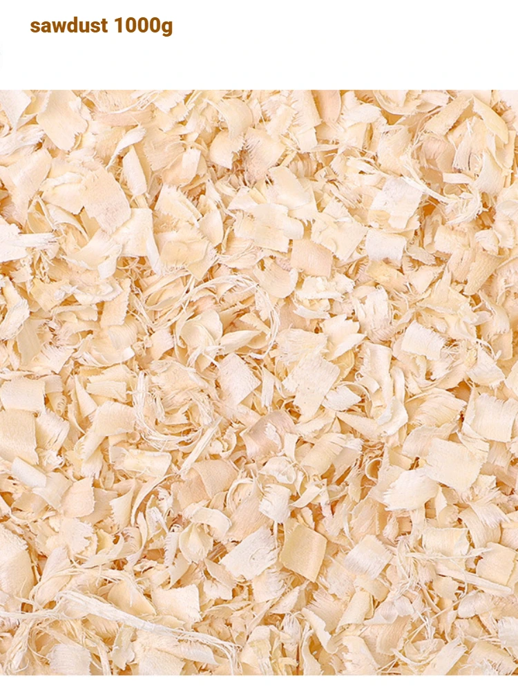 Hamster Sawdust Guinea Pig Bedding 1kg 300g Pet Wood Chips Rabbit Wood Shavings Bedding Padding Safe Hamster Cage Pet Cabin Nest - Image 9