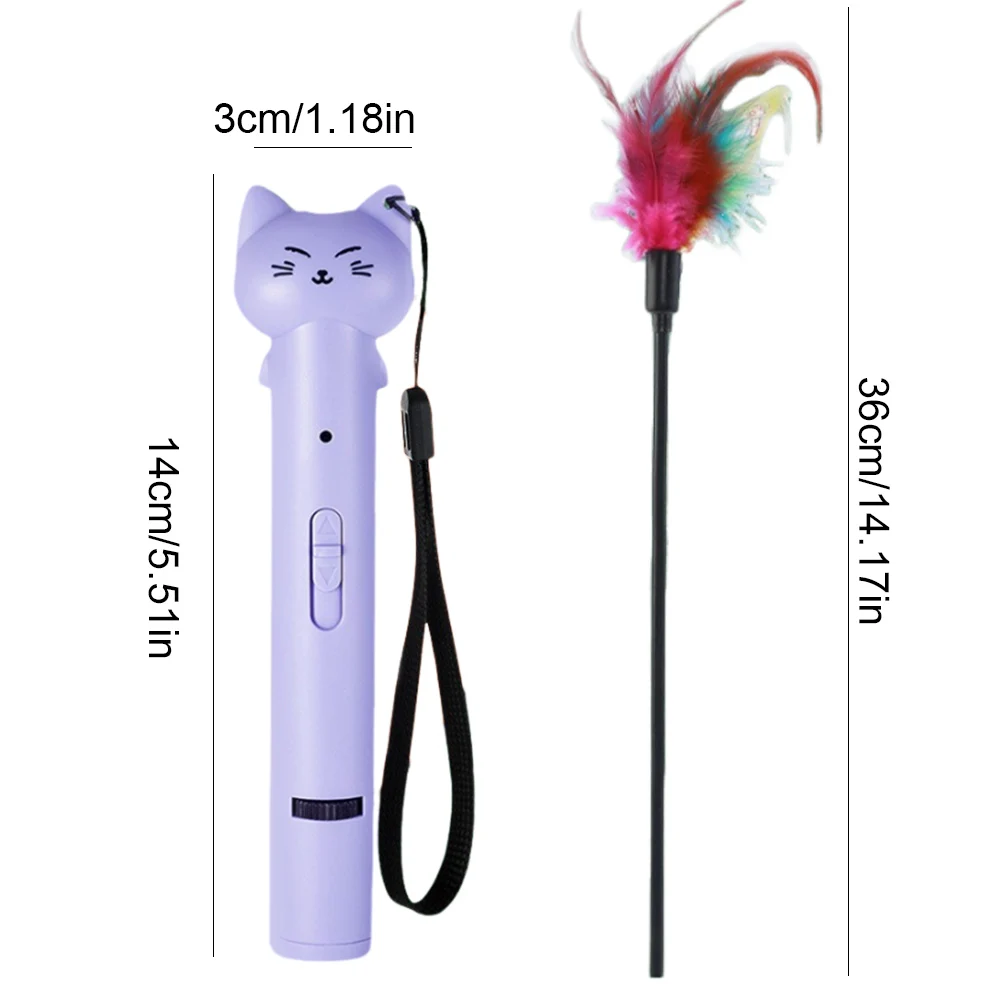 Cat Toys Mini Pointer Green Red Blue Light Dogs Pet Laser Interactive Chase Pen Tease Cat Laser Light Training Flashlight - Image 5