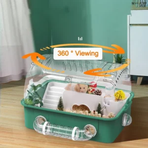 DIY Tunnel Cage Hamster Cage Hamster Hose Tubing Toy Fun Platform Pet Home Drinking water bottle For Golden hamster Fun Tunnel