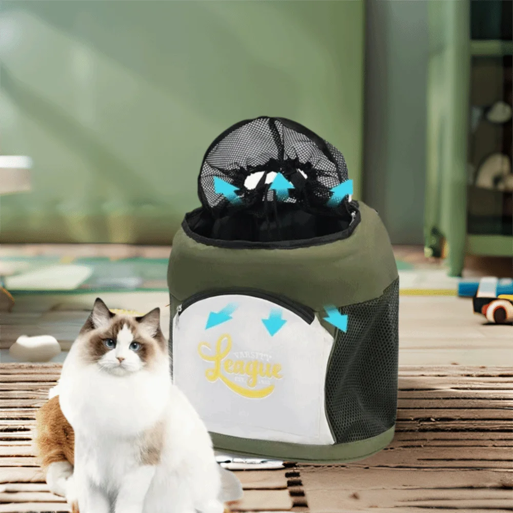 Universal Large Capacity Dog Chest Bag Foldable Breathable Cat Outdoor Bag Adjustable Strap Dog Backpack Four Season - Image 3