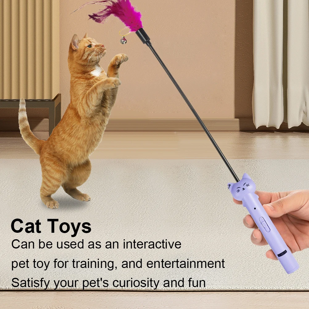 Cat Toys Mini Pointer Green Red Blue Light Dogs Pet Laser Interactive Chase Pen Tease Cat Laser Light Training Flashlight - Image 2