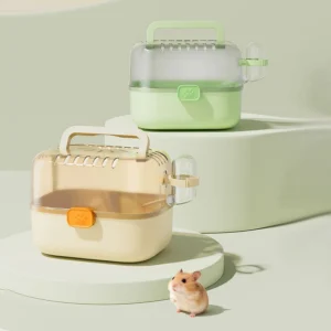 Hamster cage for takeout, super high appearance, mouse-petting gadget, golden hamster portable handheld travel cabin