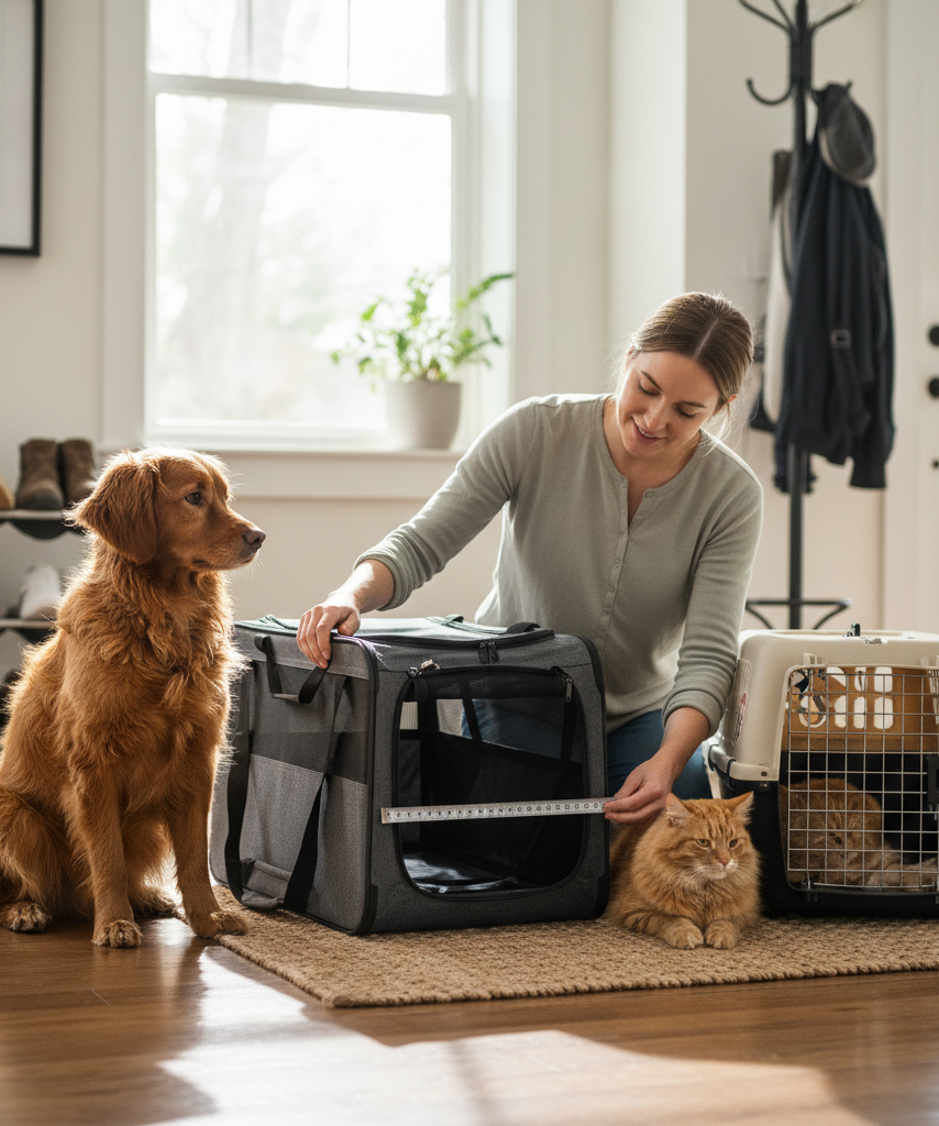 What Size Pet Carrier Does Your Dog or Cat Need for Comfortable Travel?