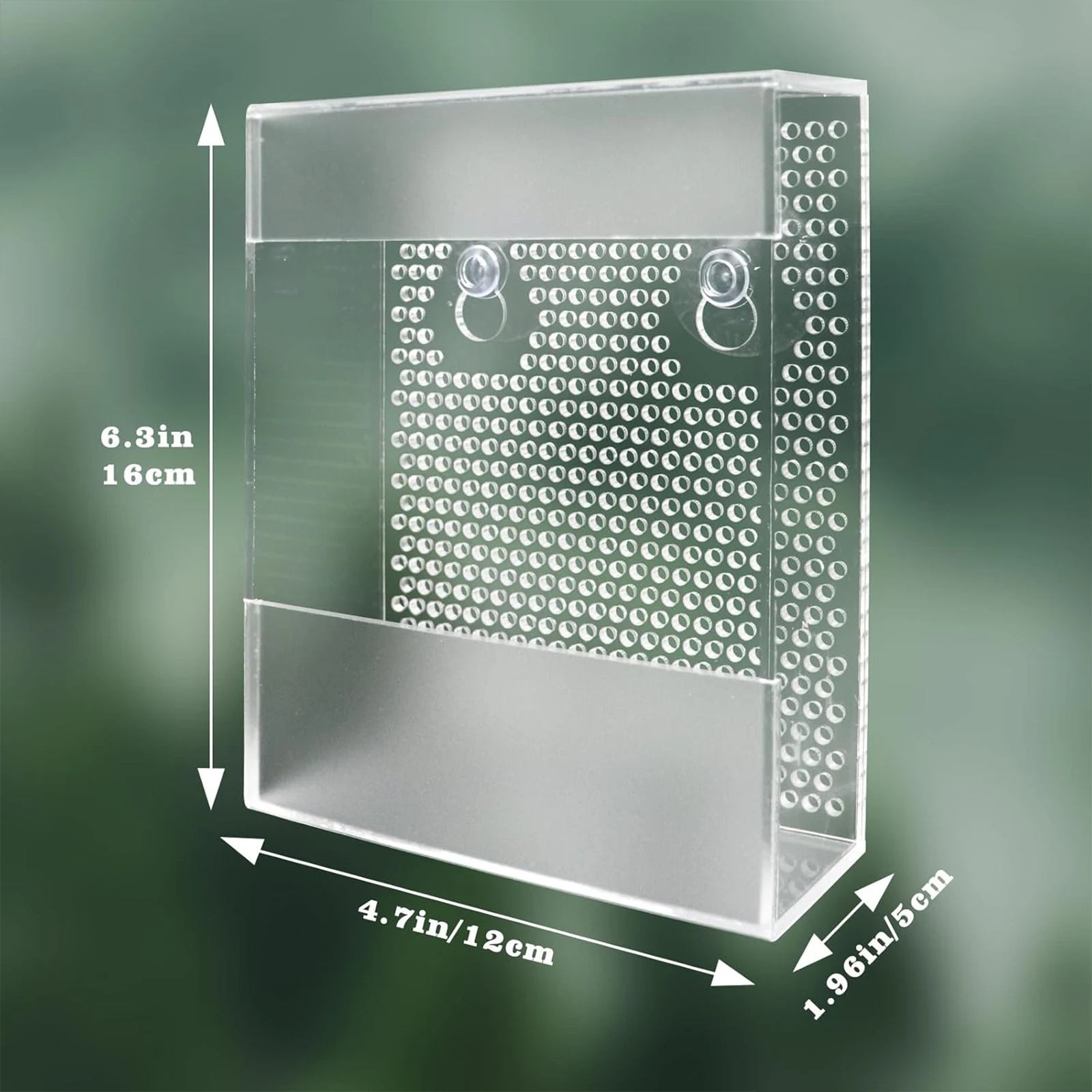 Transparent acrylic spider cage with ventilation Reptile pet insect amphibian habitat breeding box - Image 15