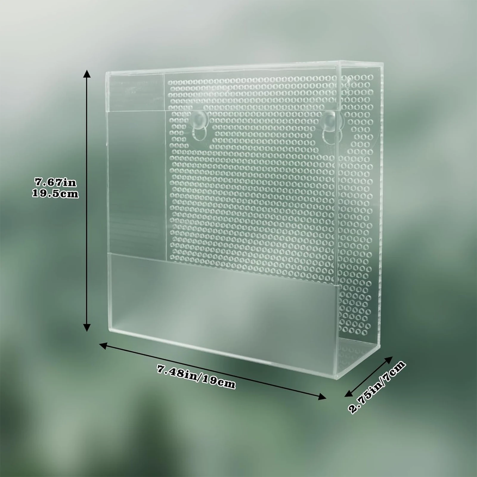 Transparent acrylic spider cage with ventilation Reptile pet insect amphibian habitat breeding box - Image 16