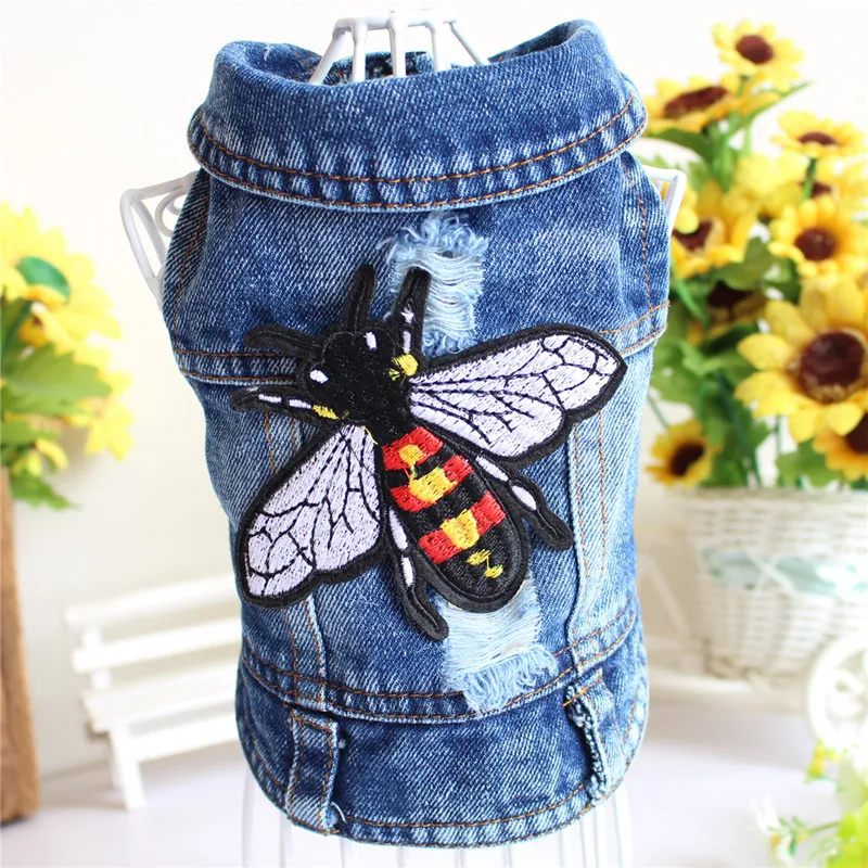 Summer Jeans Series Dog Shirt Denim Clothes for Small Dogs Puppy Chihuahua Cowboy Jacket French Bulldog Outfit Cat Costumes - Image 14