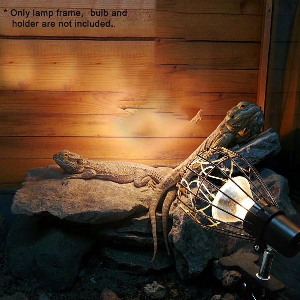 Reptile Lizard Pet Heating Lamp Shade Mesh Cover Wire Lamp Cage Lampshade Pets Anti-scalding Cover Heater Guard - Image 6