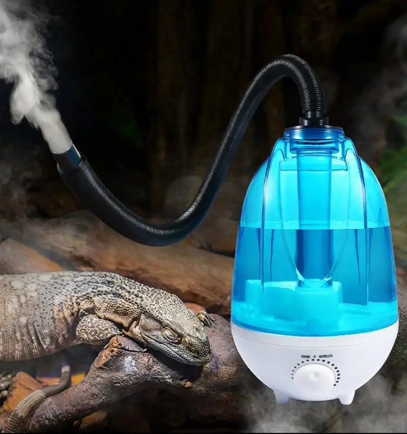 4L Moisturizing Large Capacity Pet Supplies Super Fogger Amphibians For Reptile Terrarium Landscaping Humidifier Tortoise