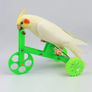 Funny Parrot Bike Toy Birds Training Plaything Supplies Interactive Props for Parakeet Cockatiel Conure Lovebird Bird Supplies