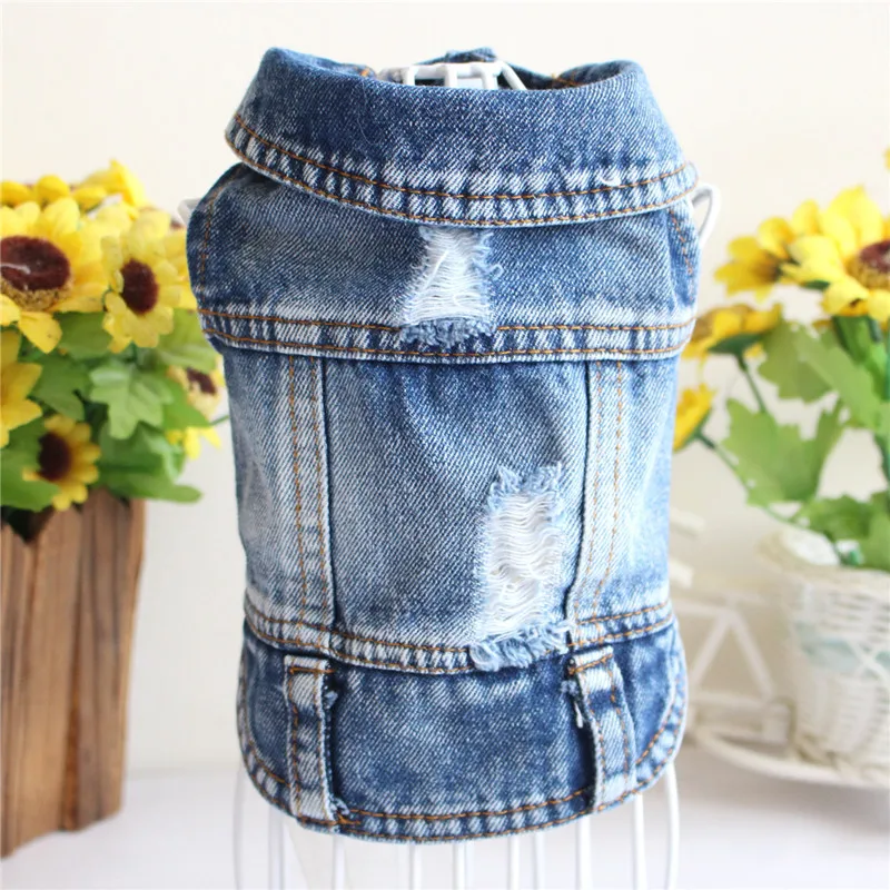 Summer Jeans Series Dog Shirt Denim Clothes for Small Dogs Puppy Chihuahua Cowboy Jacket French Bulldog Outfit Cat Costumes - Image 13