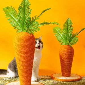 Carrot Cat scratcher Sisal Claw Board Wearable Cat Tree Scratching Post for Cat Tower Unique House Toy Supplies For Pet
