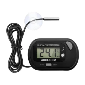 Digital Aquarium Thermometer, Fish Tank Thermometer Test with Large LCD Display ℉/℃ for Aquarium, Reptile Tank and Turtle Tank