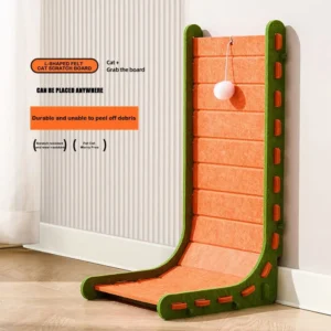 Vertical L-Type Cat Scratch Board Felt Scratch-resistant Cat Climbing Frame Nest Integrated Abrasion-resistant Cat Toy Supplies