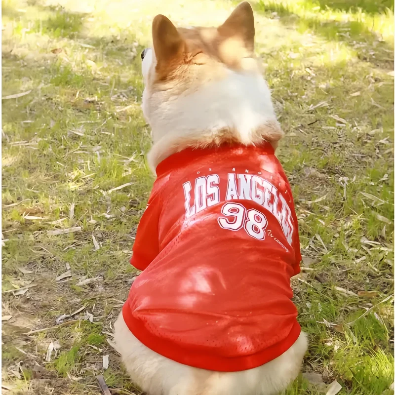 Summer LA Style Pet Dog Cooling Vest Dog Clothes Summer Breathable Shirt Small Medium Large Dog Puppy French Bulldog Pet Clothes - Image 5