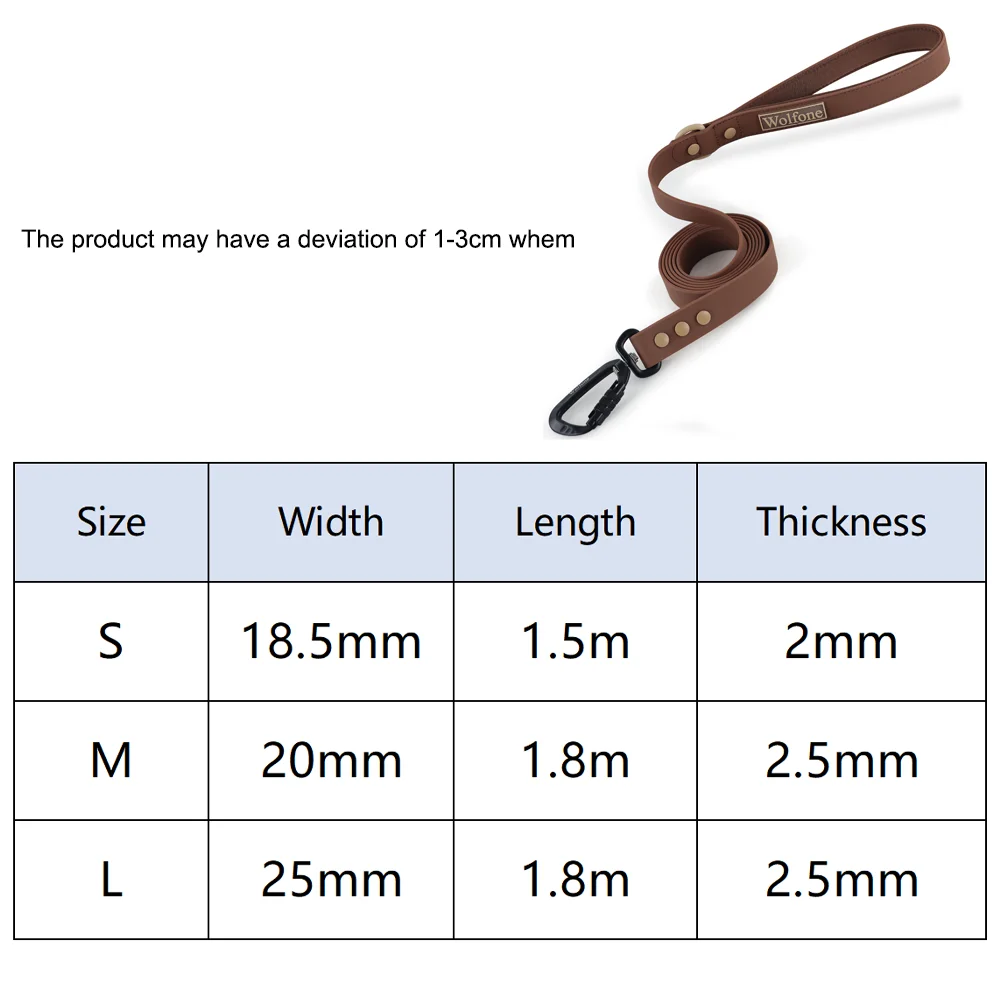 Color blocking rivet Big Dog Leash Handle and Luxury chocolate Universal for large medium and small dog leashes - Image 6