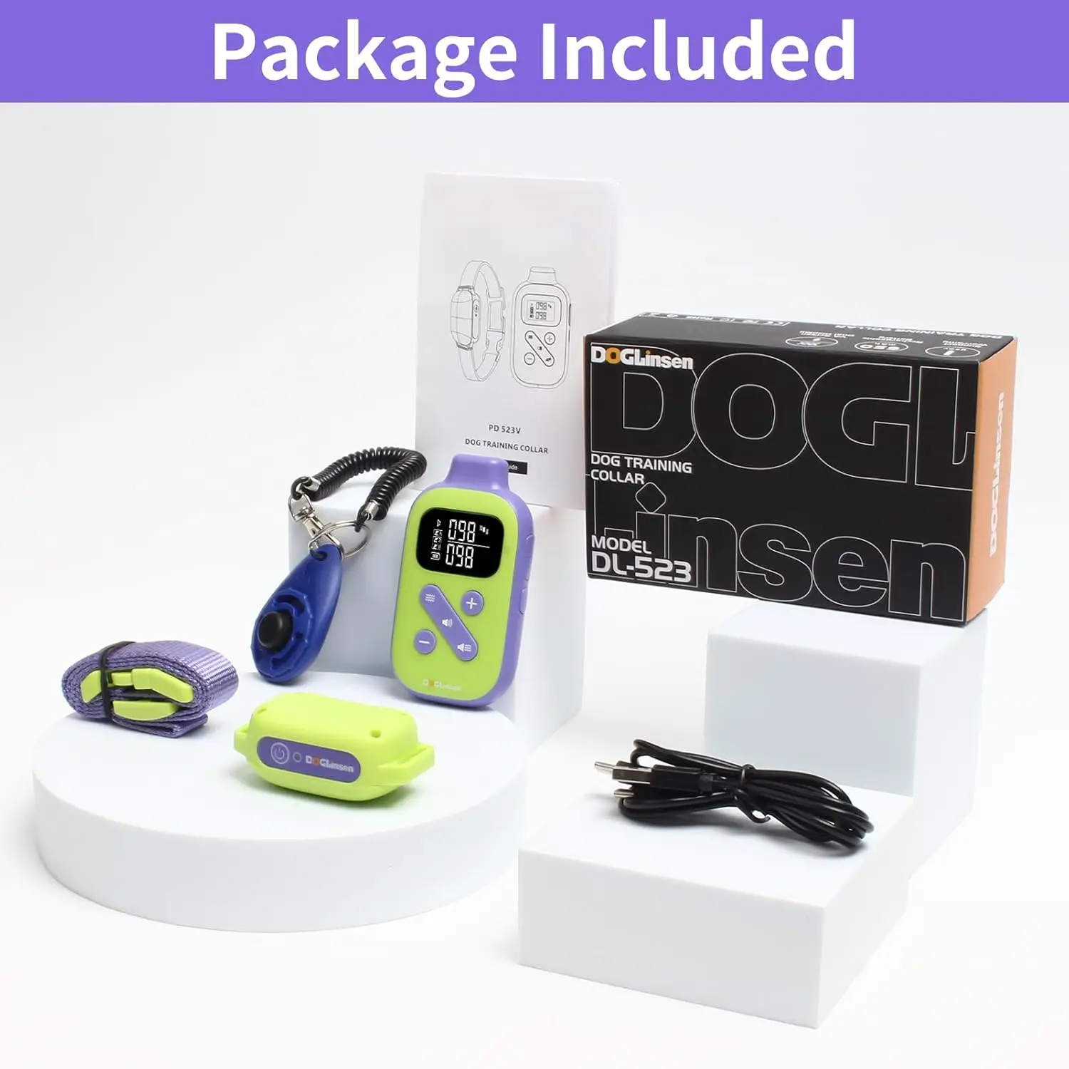 Vibrating Dog Collar with Remote 2800Ft ,No Shock Dog Training Collar IPX7 Waterproof Vibration Collar For All Dogs No Prongs - Image 6